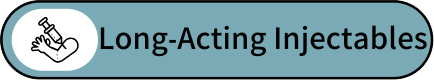 Navigational Button for Long-Acting Injectables